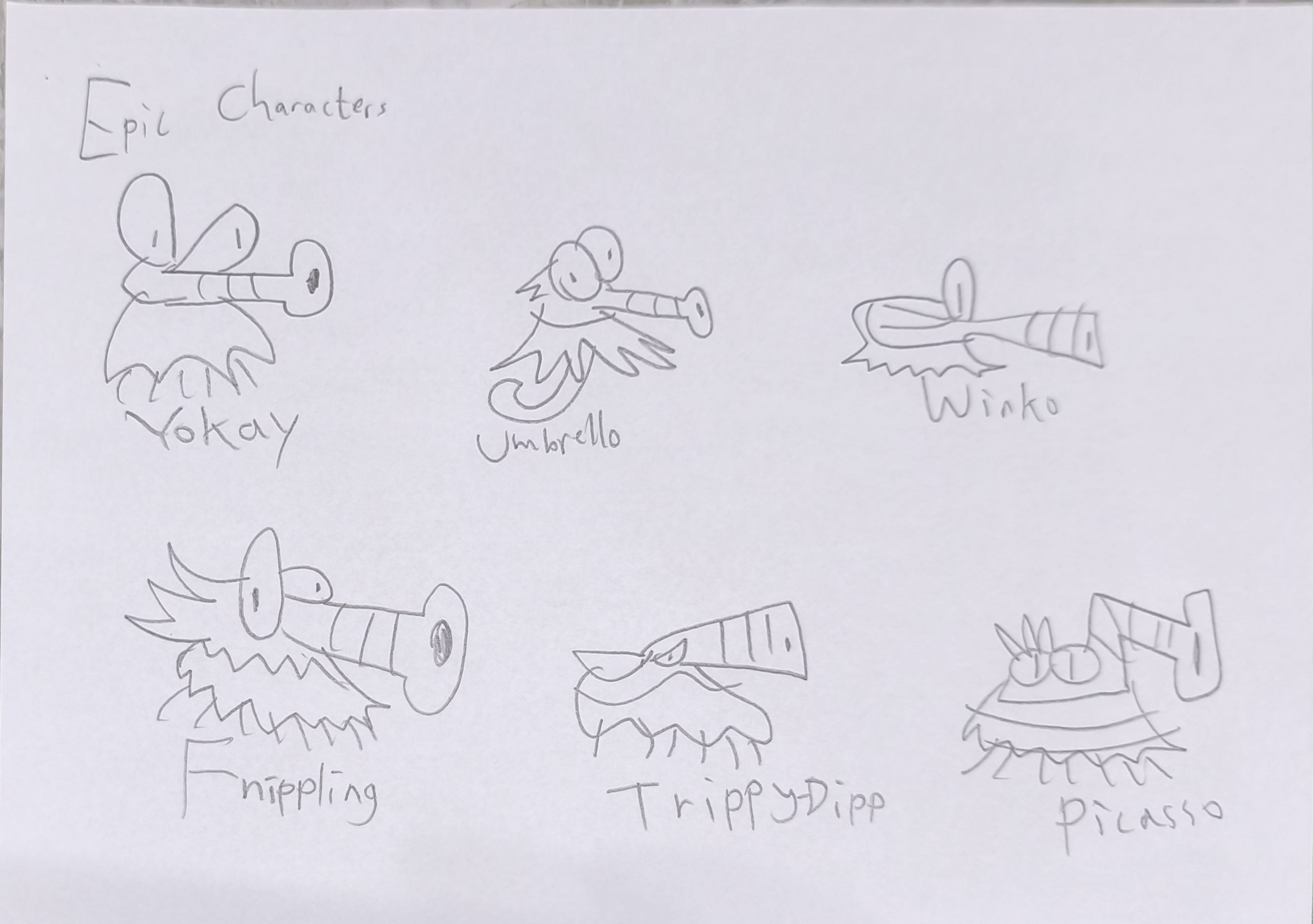 Original hand-drawn Hopp Hopperr game design sketch 6