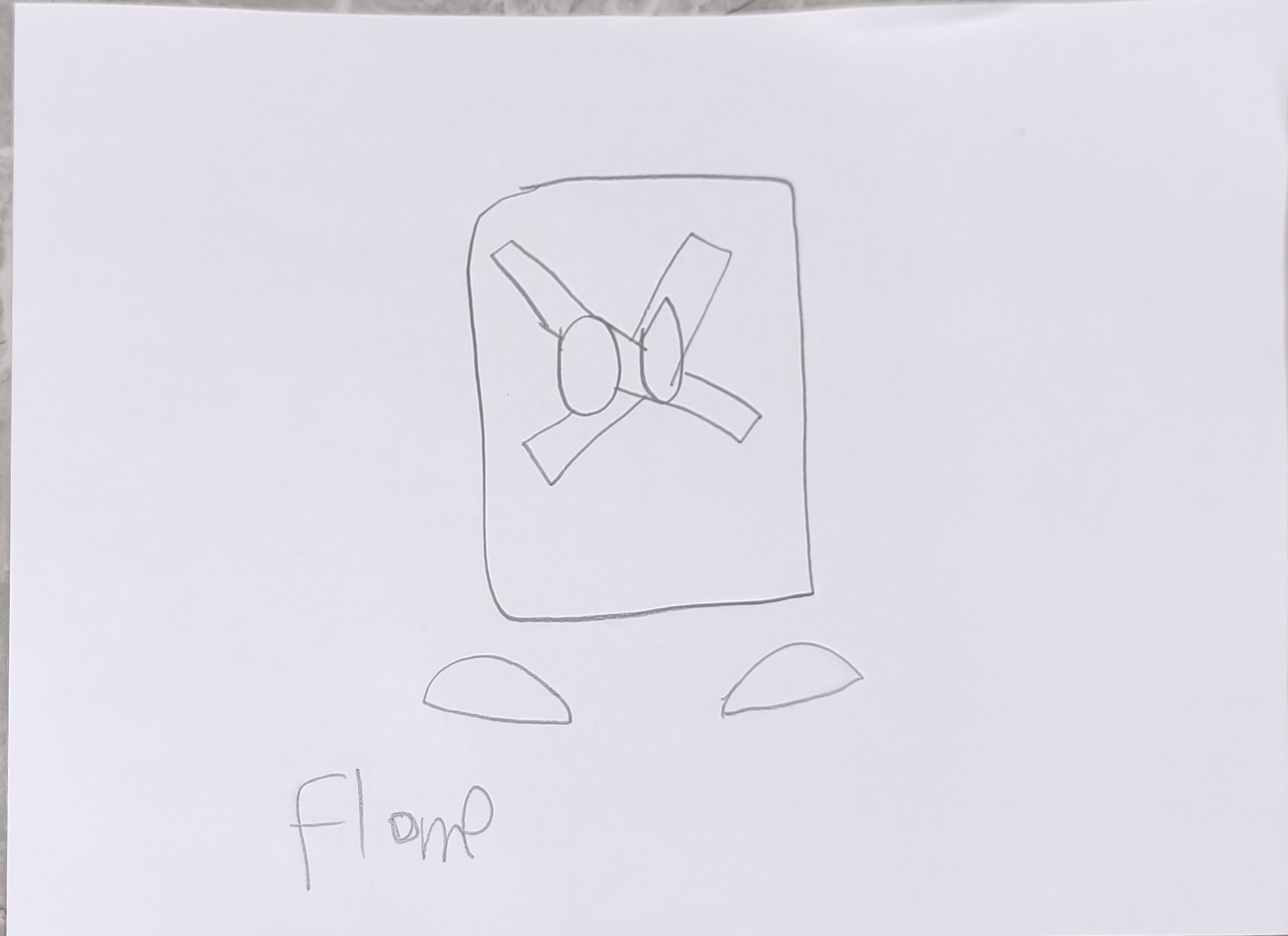 Original hand-drawn Hopp Hopperr game design sketch 15