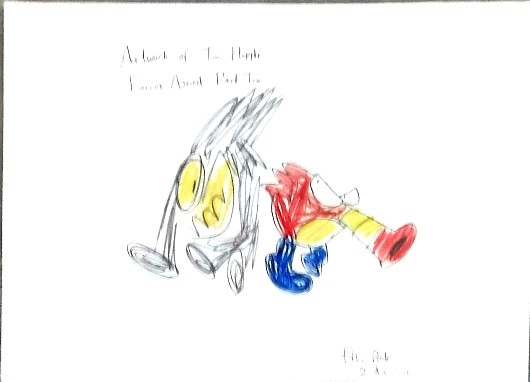 Original hand-drawn Hopp Hopperr game design sketch 22